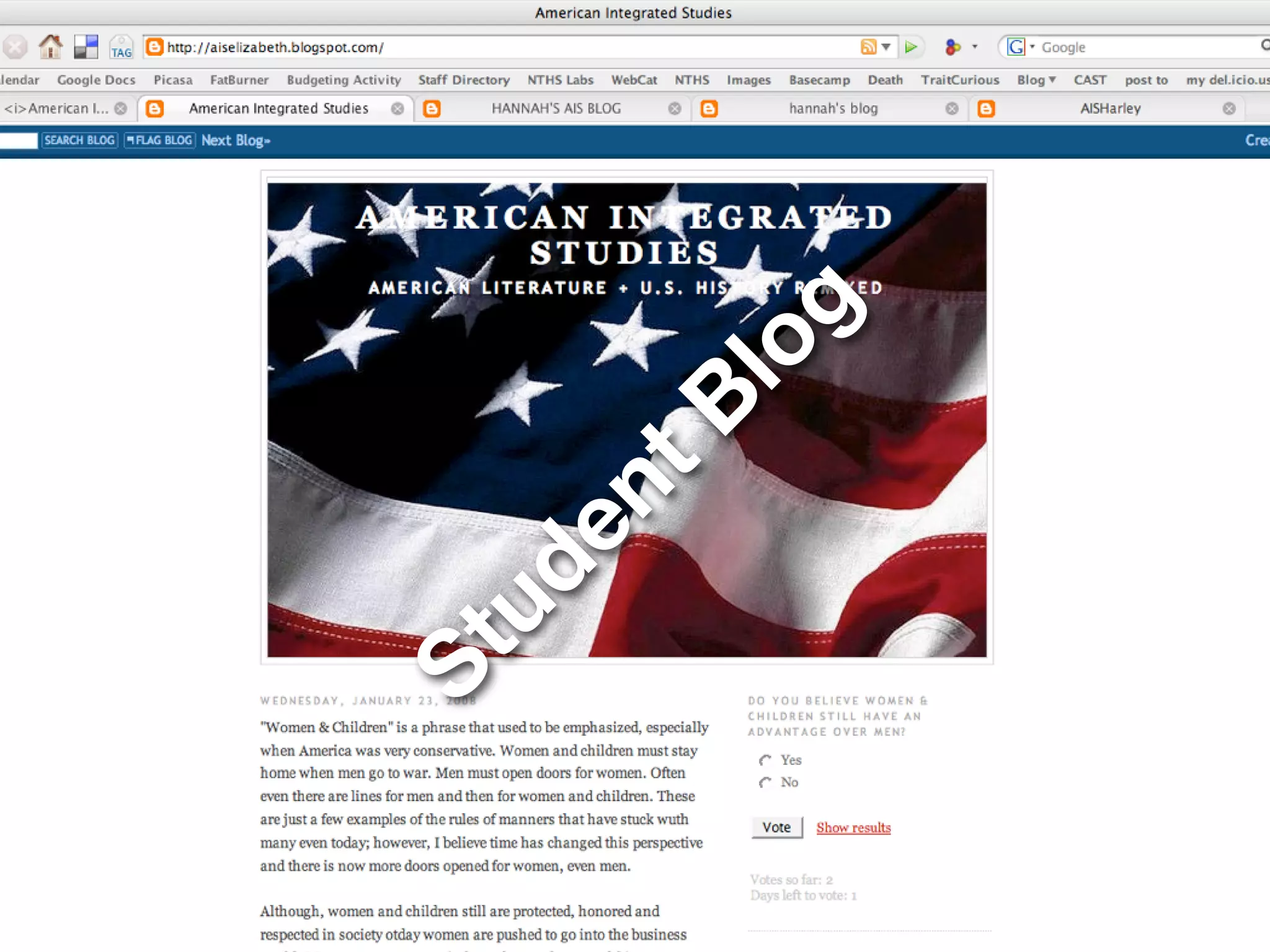 Blogging for the Classroom