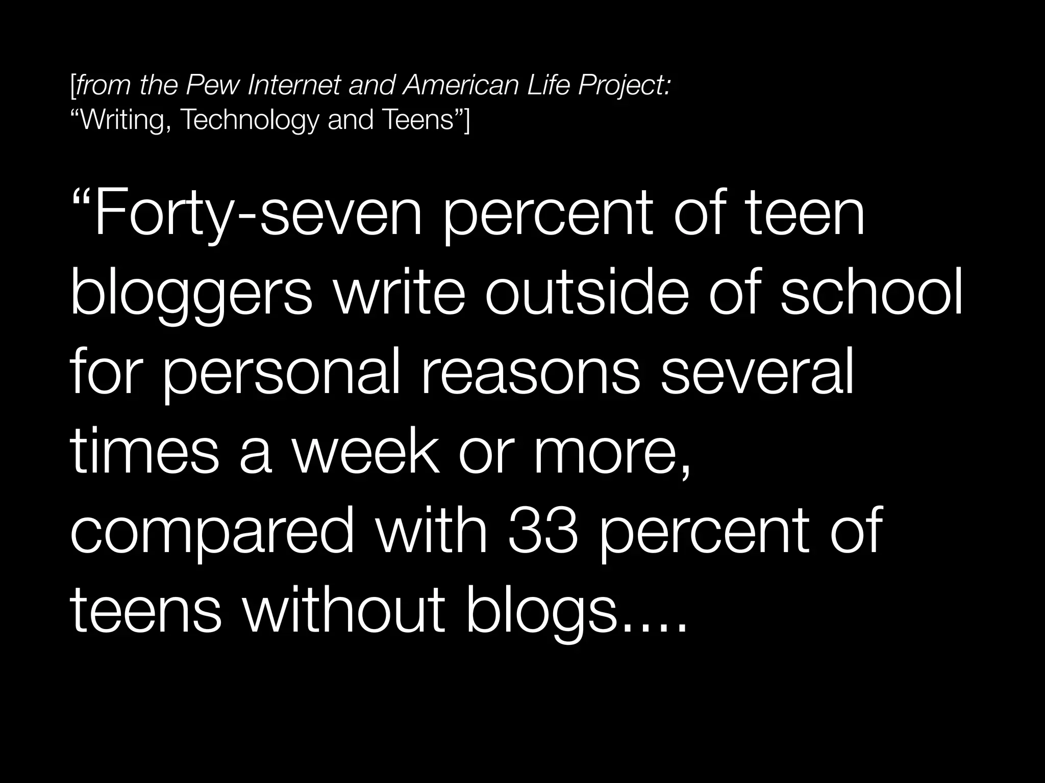 Blogging for the Classroom