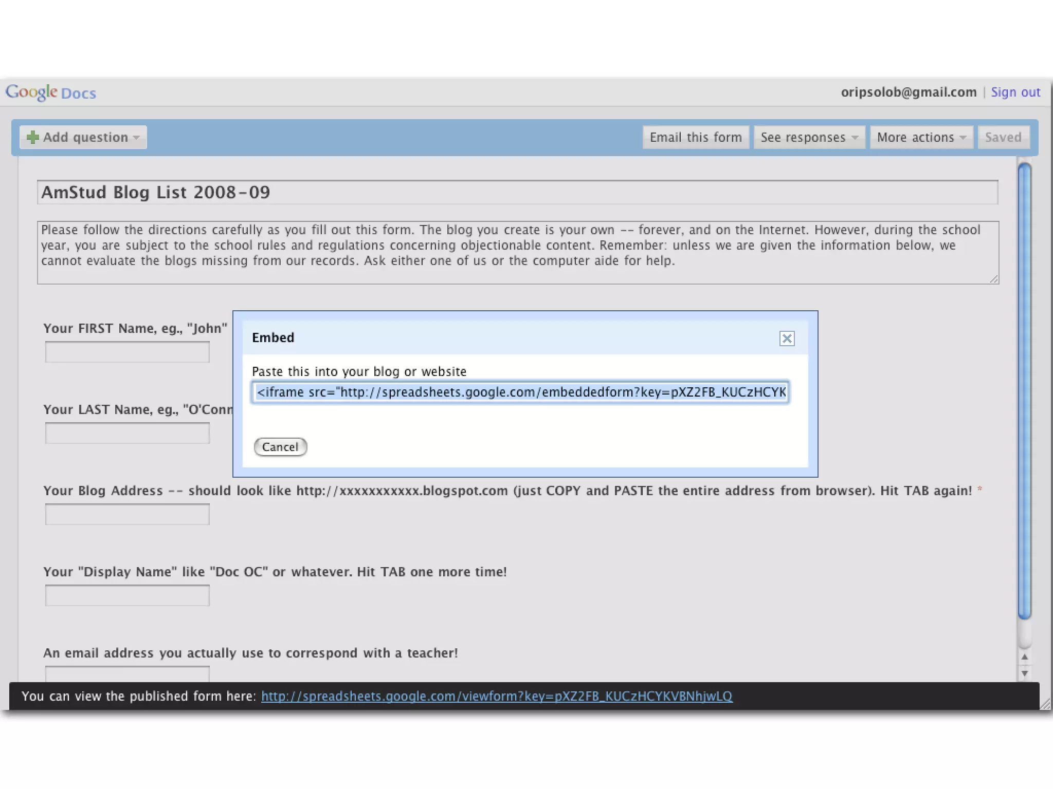 Blogging for the Classroom