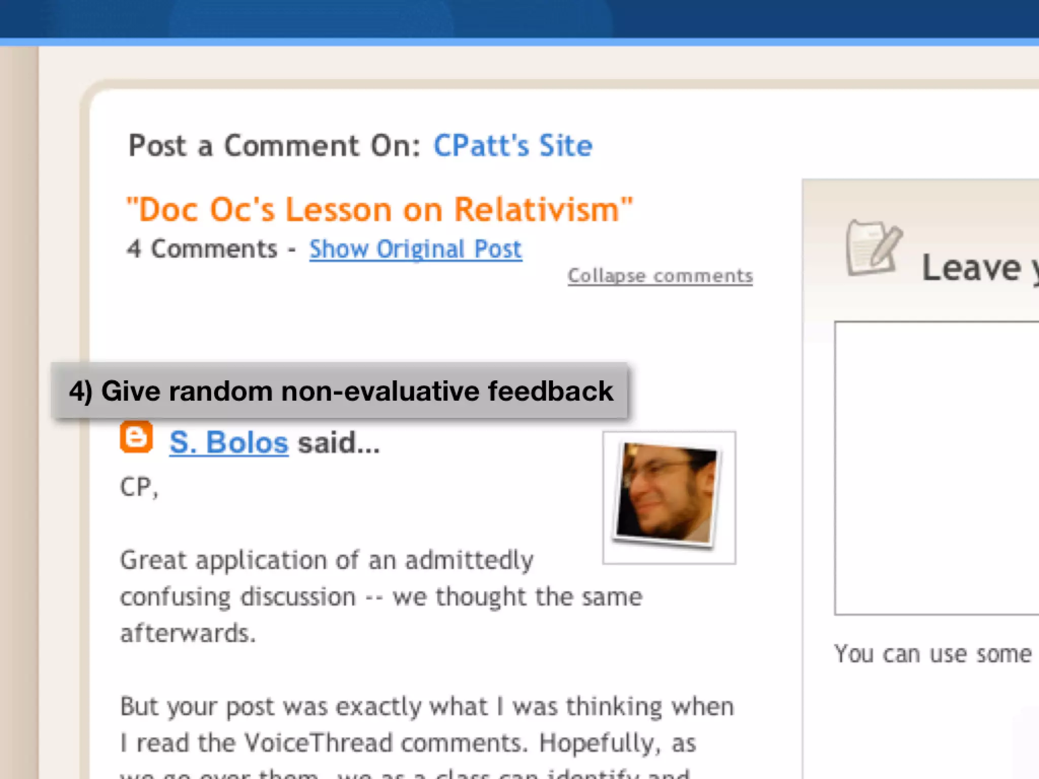 Blogging for the Classroom