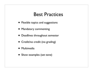 Blogging in the Classroom