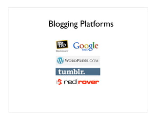 Blogging in the Classroom