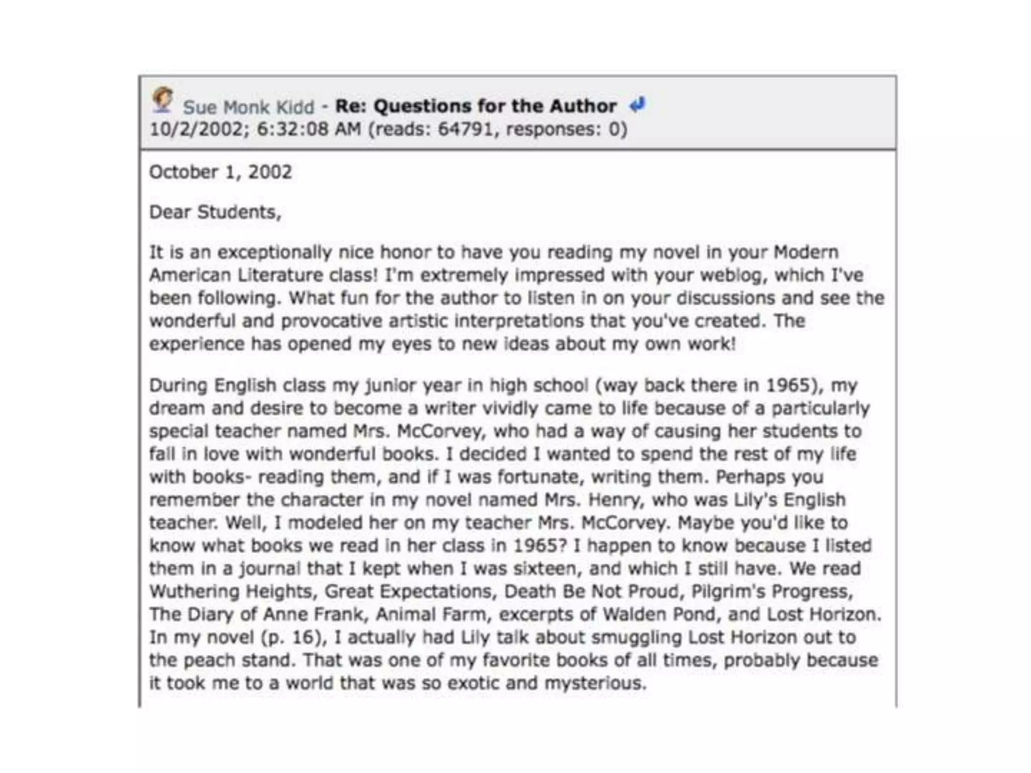 Blogging in the Classroom