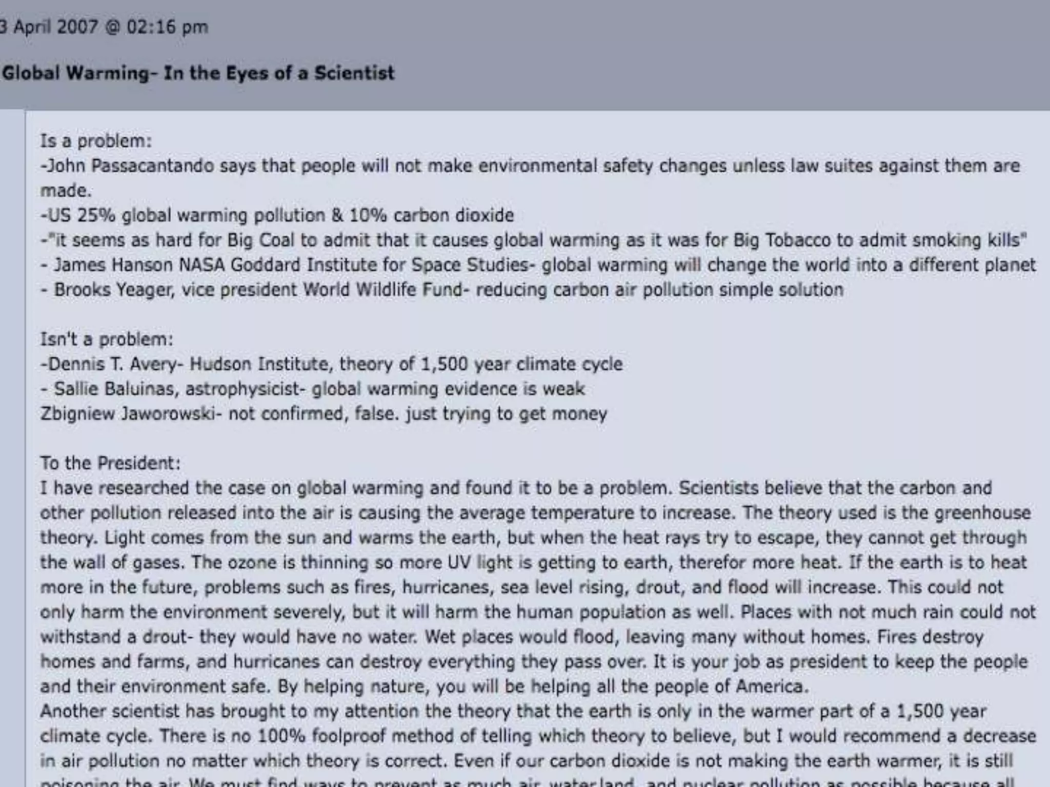 Blogging in the Classroom