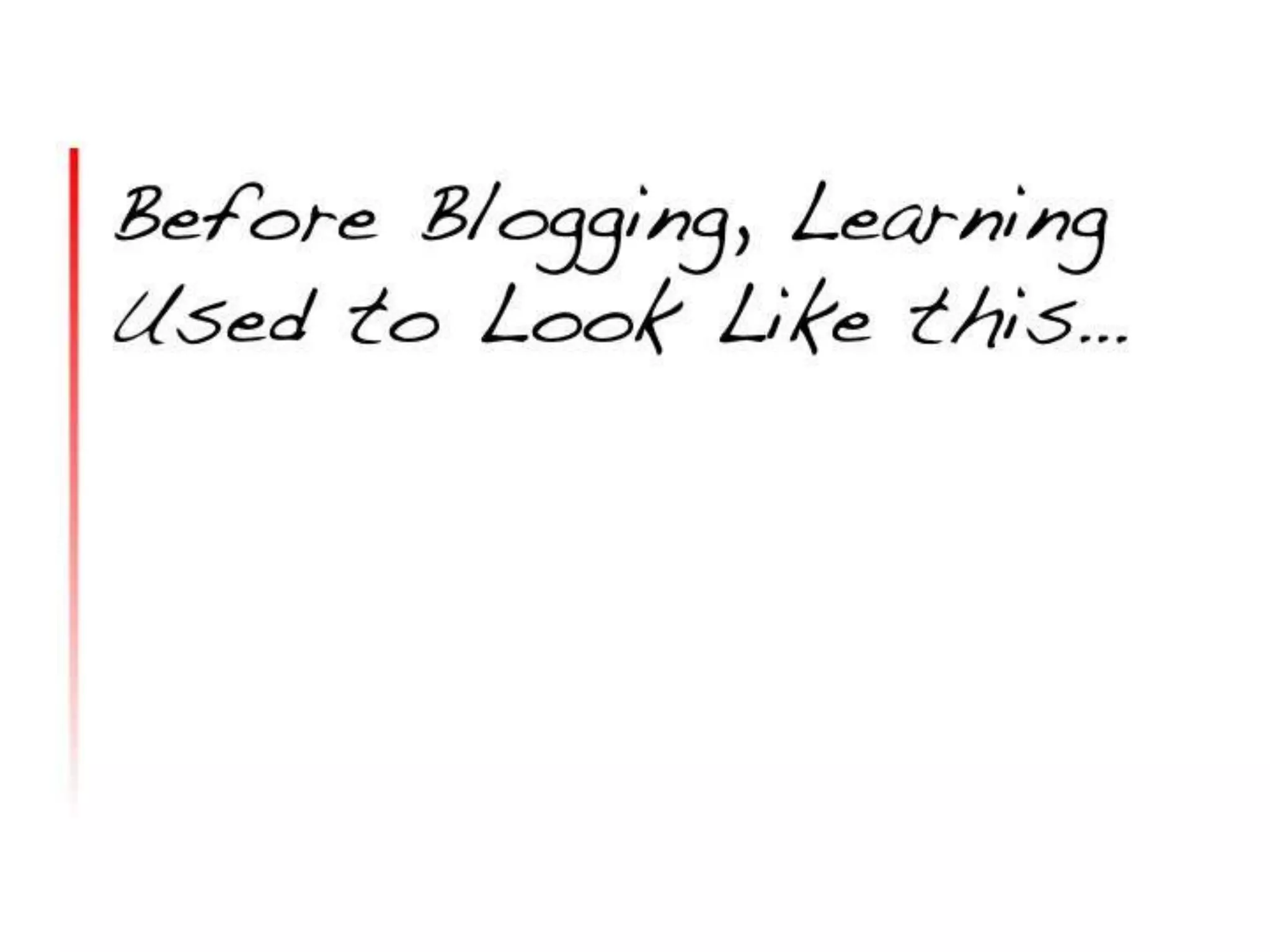 Blogging in the Classroom