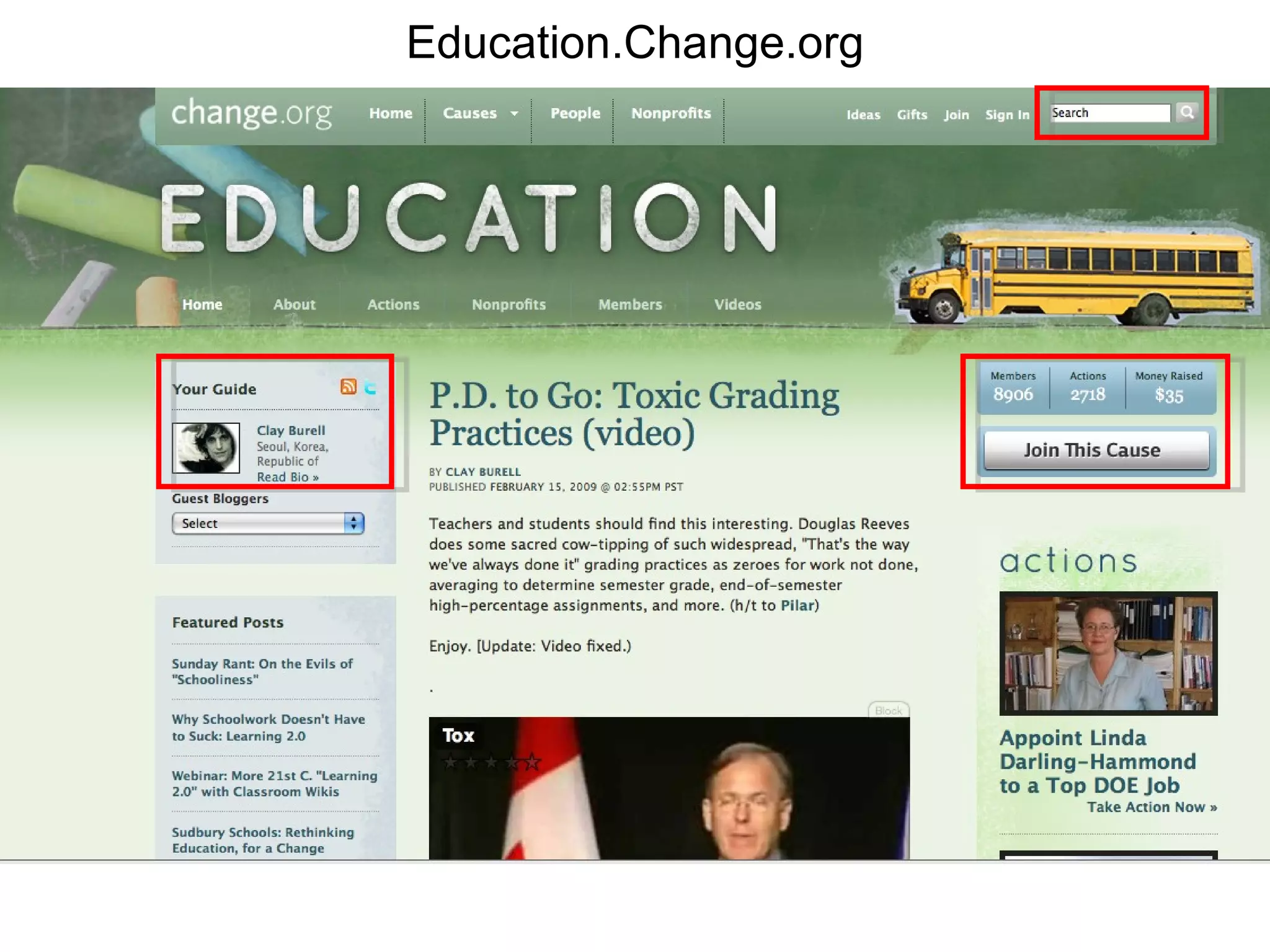 Education.Change.org 