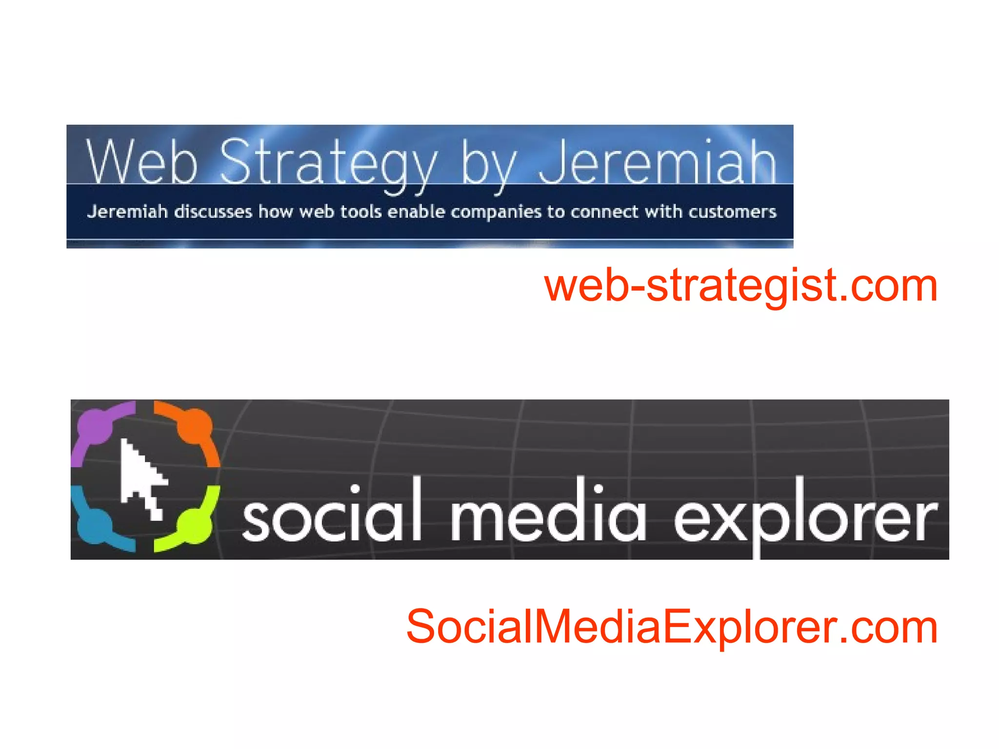 web-strategist.com SocialMediaExplorer.com 