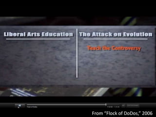 Who does the public get their
      science from?
 