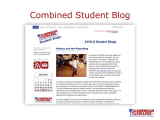 Combined Student Blog
 