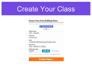Create Your Class
 