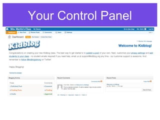 Your Control Panel
 