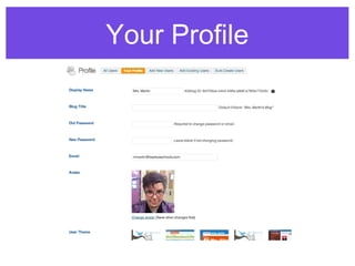 Your Profile
 