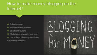 Presentation on Blogging by Madhav Padmakumar