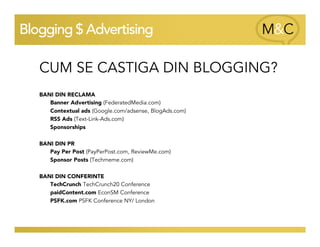 Blogging & Advertising