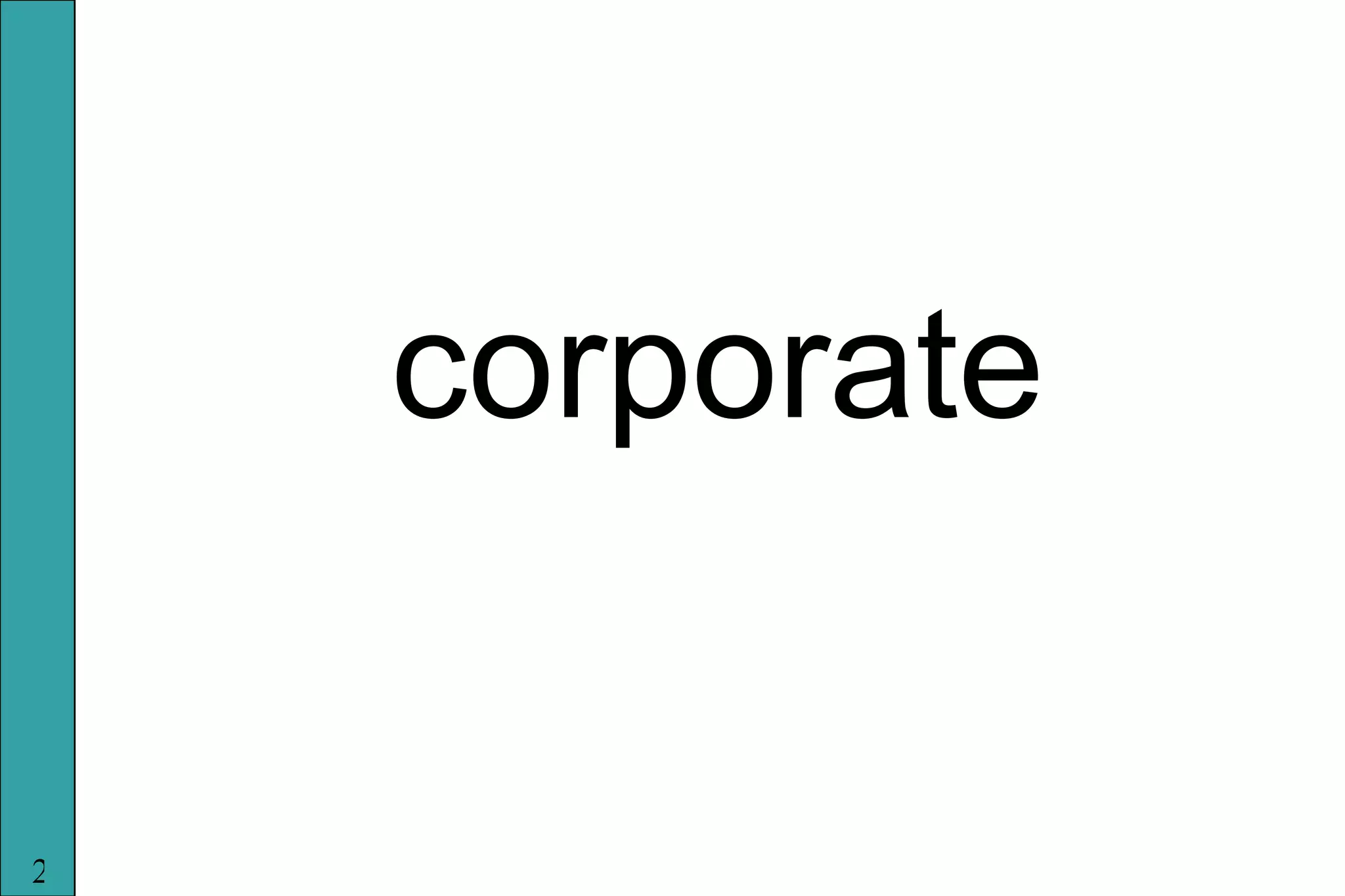 corporate