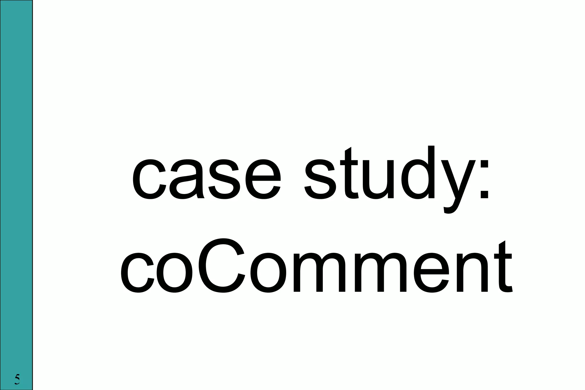 case study: coComment