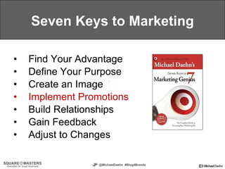 Seven Keys to Marketing <ul><li>Find Your Advantage </li></ul><ul><li>Define Your Purpose </li></ul><ul><li>Create an Imag...