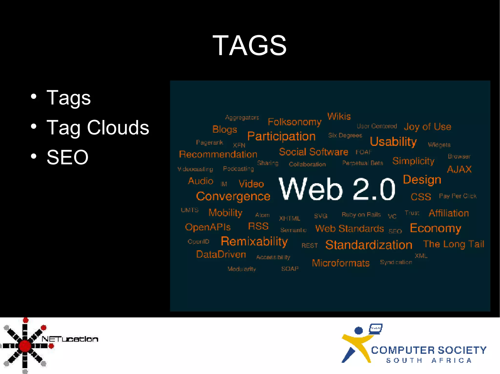 TAGS Tags Tag Clouds SEO 