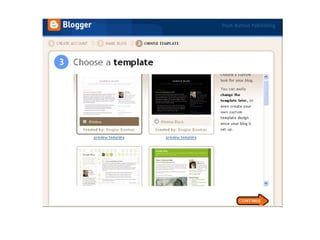 Blogger Signup -- Step 3 