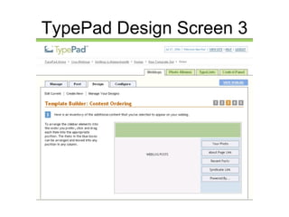 TypePad Design Screen 3 