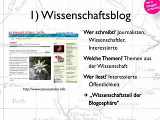 Blogging Science