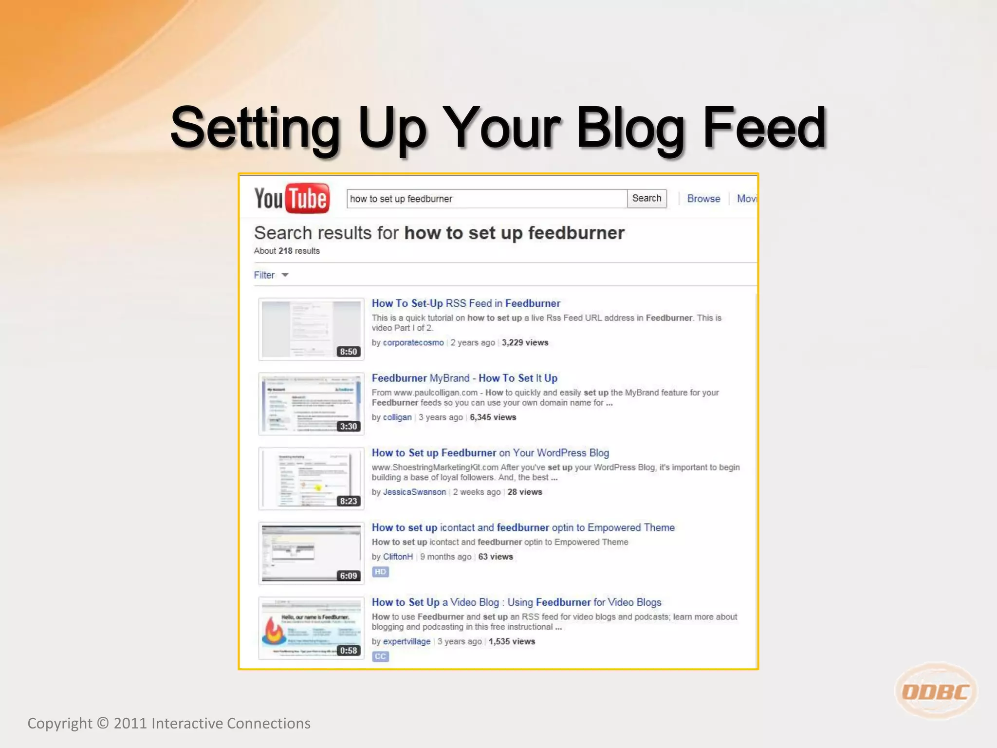 Copyright © 2011 Interactive Connections
 