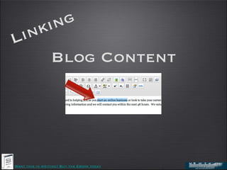 in g
   in k
L
                 Blog Content




Want this in writing? Buy the Ebook today
 