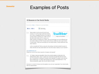 Examples of Posts
 