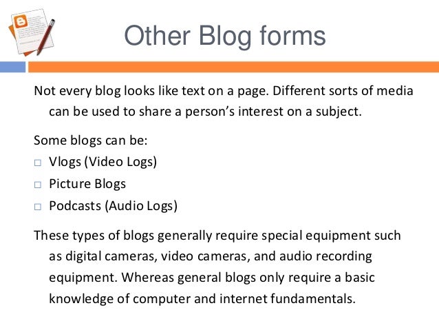 blogging 101