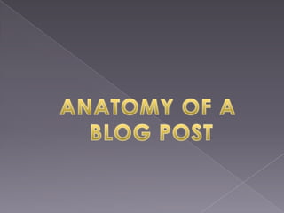 Blogging 101: Basics of Blogging By Mica Rodriguez Slide 31