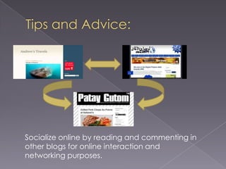 Blogging 101: Basics of Blogging By Mica Rodriguez Slide 33