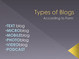 Blogging 101: Basics of Blogging By Mica Rodriguez Slide 8