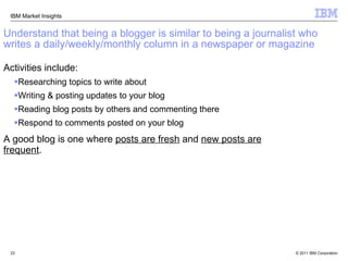 Understand that being a blogger is similar to being a journalist who writes a daily/weekly/monthly column in a newspaper o...