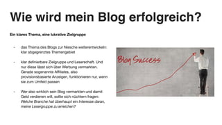 Blogging 1x1. In 10 Schritten zum erfolgreichen, eigenen Blog.