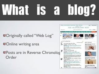 Blogging Basics & Some Tips