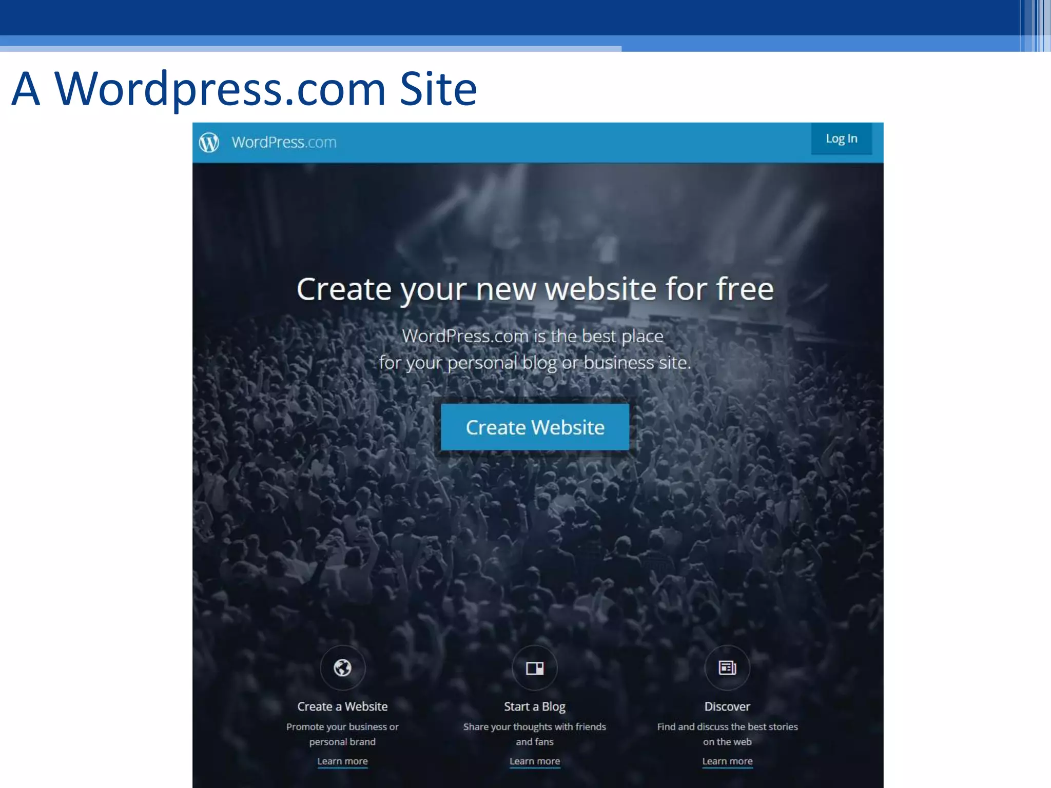 A Wordpress.com Site
 