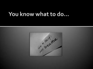 You know what to do…