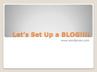 Blogging For Business