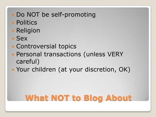 Blogging For Business