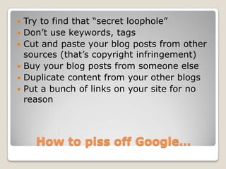 Blogging For Business