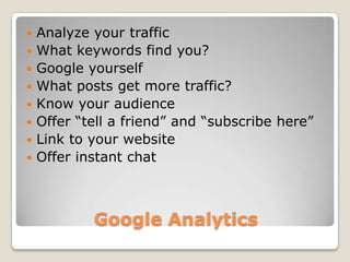 Blogging For Business