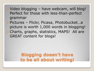 Blogging For Business