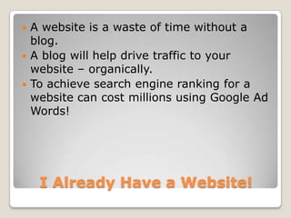 Blogging For Business