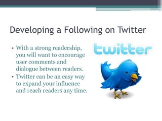 Domains can be a cheap way to increase traffic over timeLinking and being Linked toDeveloping relationships with similar blogs and bloggers can pay dividends.Being linked from an established blog is essentially an endorsement of your site and your writing.