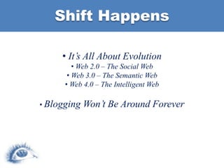 Shift Happens It’s All About Evolution