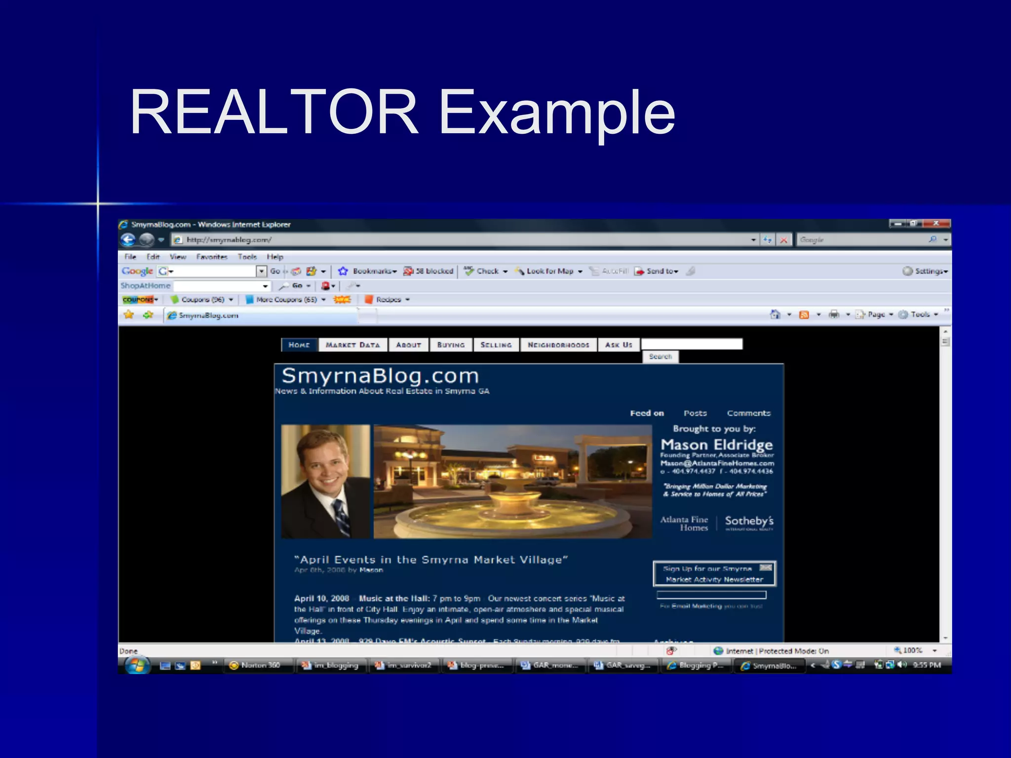REALTOR Example
 