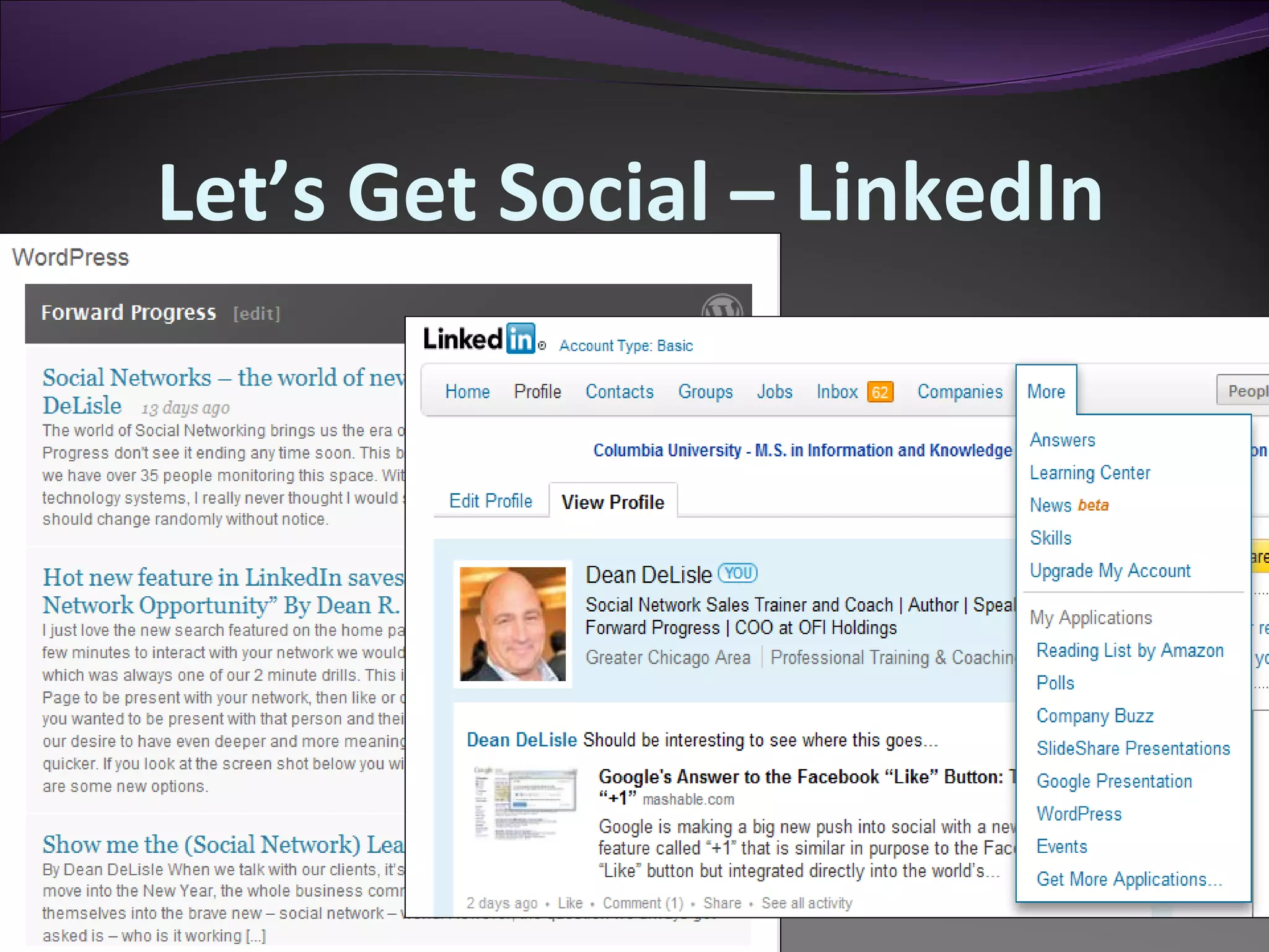 Let’s Get Social – LinkedIn 