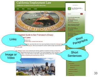 49
49
Image or
Video
Short
ParagraphsLinks
Short
Sentences
33
 