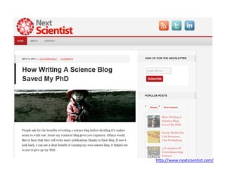 http://www.nextscientist.com/
 