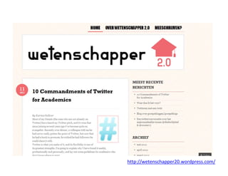http://wetenschapper20.wordpress.com/
 